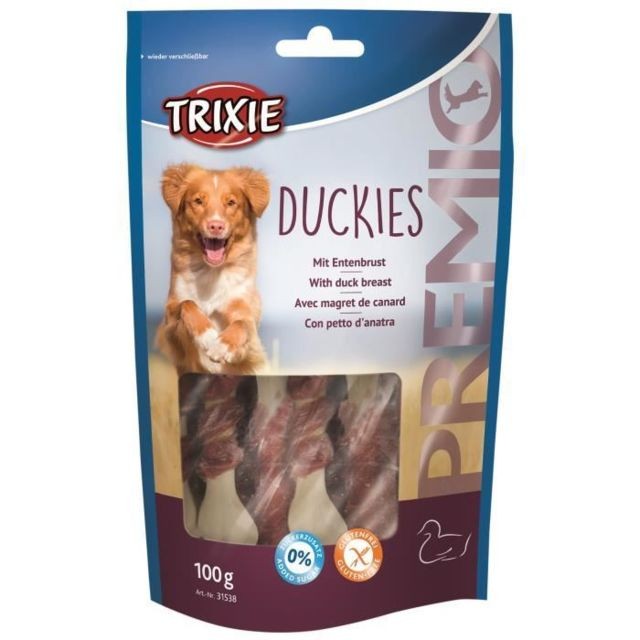 Trixie - TRIXIE PREMIO Duckies 100 g pour chien Trixie - Croquettes pour chien