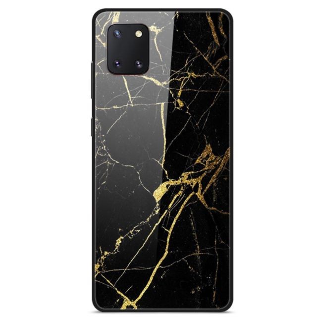 Generic - Coque en TPU impression de motifs fantaisie en verre hybride motif doré pour votre Samsung Galaxy A81/Note 10 Lite/M60s Generic  - Coques samsung galaxy