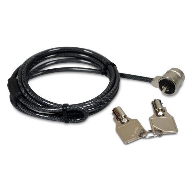 Antivol et Kit de voyage Port Anti-vol PORT Cable sécurité à clef noir