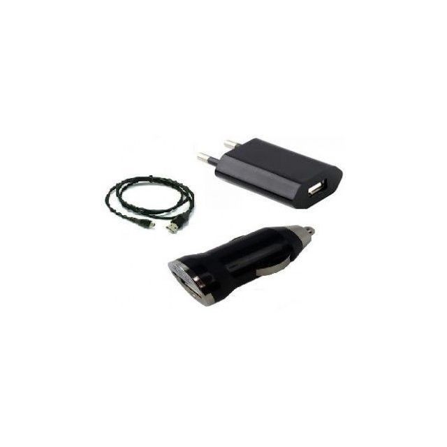marque generique - chargeur secteur maison auto voiture câble usb 3 en 1 ozzzo pour lg optimus g2 d802 d803 - Batterie LG G3 Batterie téléphone
