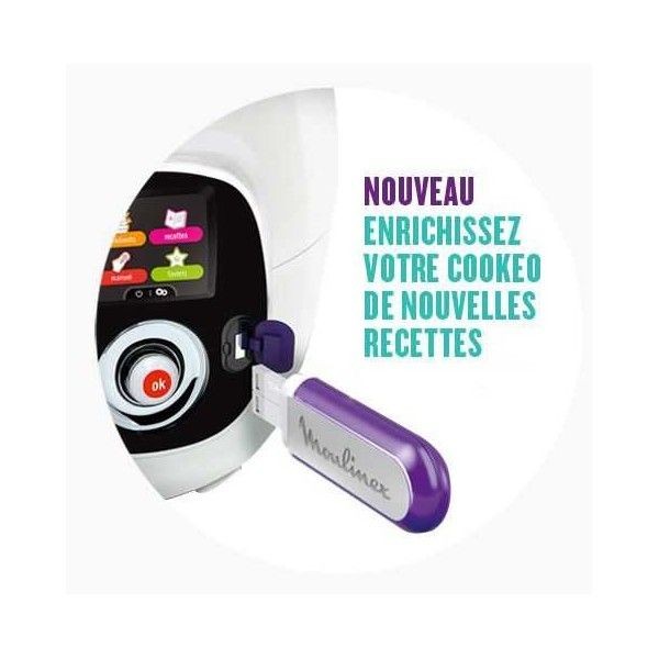 Moulinex MOULINEX Clé USB Cookeo 25 recettes Bistrot Réf. XA600411