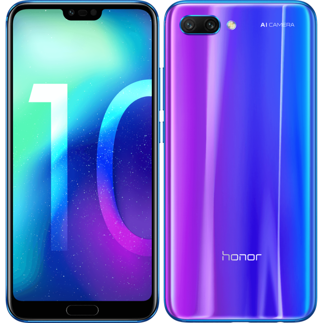 Smartphone Android Honor 10 - 128 Go - Bleu