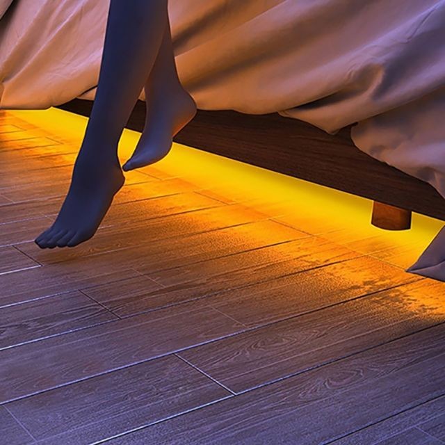 marque generique - Bande de lumière de capteur de chevet humain LED pour lit de chambre à coucher marque generique  - Ampoules