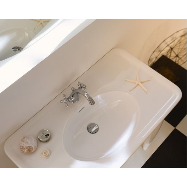 Robinet de lavabo Mélangeur lavabo rétro chromé GRAZIA - GRC5118/6CR