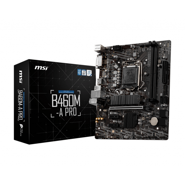 Msi - INTEL B460M-A PRO - Micro-ATX - Carte Mère Intel b460