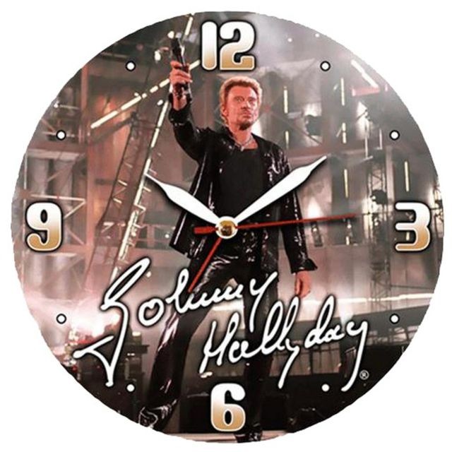 Horloges, pendules Johnny Halliday Horloge Johnny Hallyday n°3