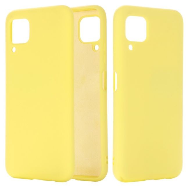 Generic - Coque en silicone liquide antichoc jaune pour votre Huawei P40 lite/Nova 7i/Nova 6 SE Generic  - Accessoire Smartphone