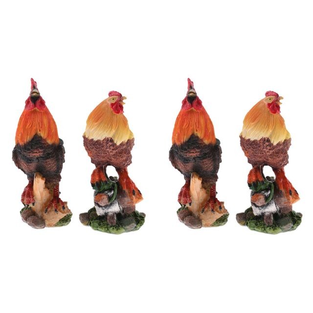 marque generique - Figurine de poulet créatif marque generique - Animaux decoration jardin
