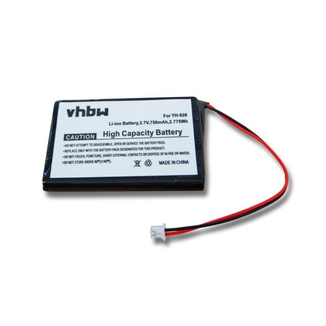 Vhbw - vhbw Batterie 750mAh (3.7V) pour lecteur MP3 Video Samsung YH-920, YH-925 remplace PPSB0502. - Accessoires Hifi