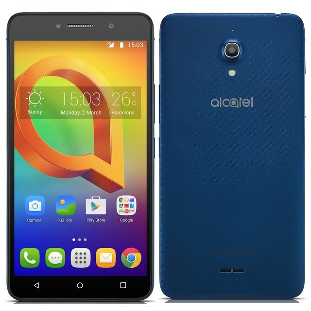 Smartphone Android Alcatel A2 XL -Bleu