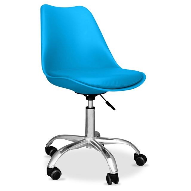 Privatefloor - Chaise de bureau Tulip pivotante à roulettes - Chaise de bureau Chaises