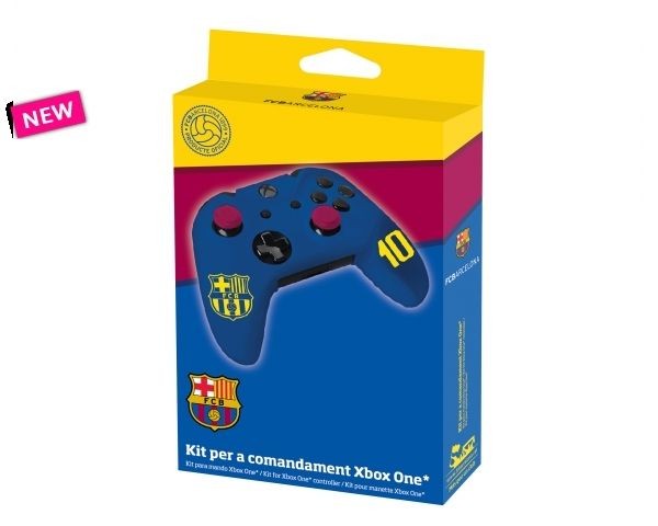 Subsonic KIT POUR MANETTE XBOX ONE - LICENCE OFFICIELLE FC BARCELONE