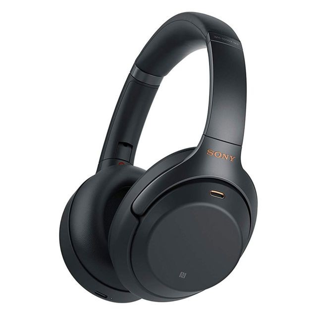 Sony -WH-1000XM3 - Casque sans fil à réduction de bruit - Noir Sony  - Casque Bluetooth