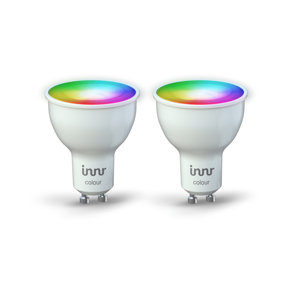 INNR - Ampoule connectée type GU10 - ZigBee 3.0 - Multicolor RGBW + Blanc  réglable - 1800 à 6500K 