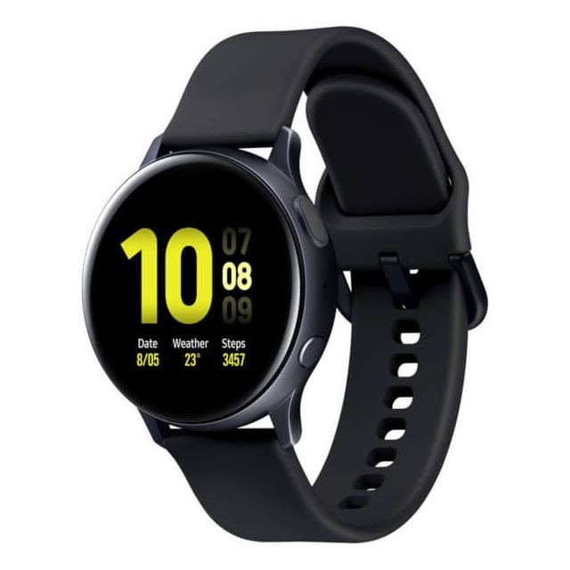 Samsung - Samsung Galaxy Watch Active 2 44mm Noir (Aqua Black) R820 - Samsung Galaxy Watch Active Objets connectés