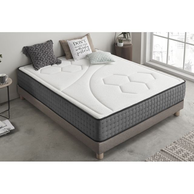 Moonia - Matelas Hexacare 28cm 140X190cm - Marchand Moonia mattresses