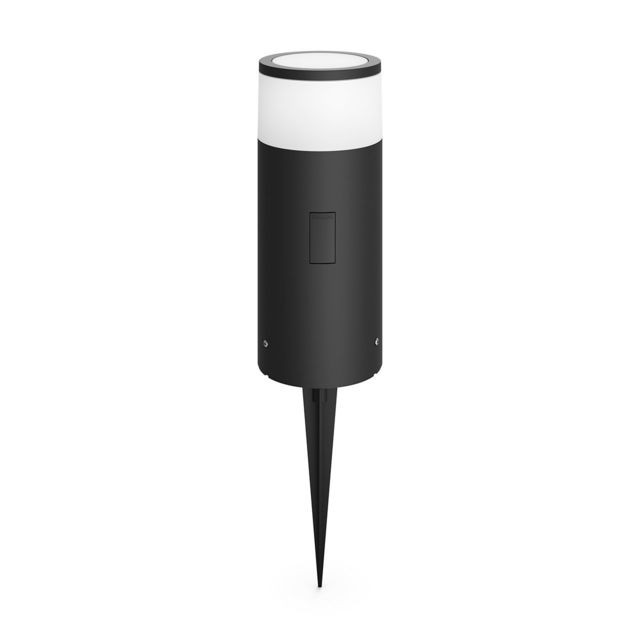 Lampe connectée White & Color Ambiance CALLA Borne PM - Kit de base 8W - Noir + Pont de connexion