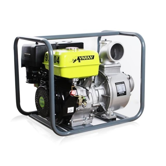 Pompes d'évacuation Varanmotors 92704 Pompe à eau thermique Motopompe essence 4'' 90m³/h 13CV