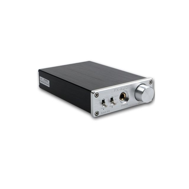 Wewoo -Ampli FX-AUDIO DAC-X6 Fever HiFi fibre optique coaxial USB décodeur audio numérique DAC 24BIT / 192 (Argent) Wewoo  - Dac audio