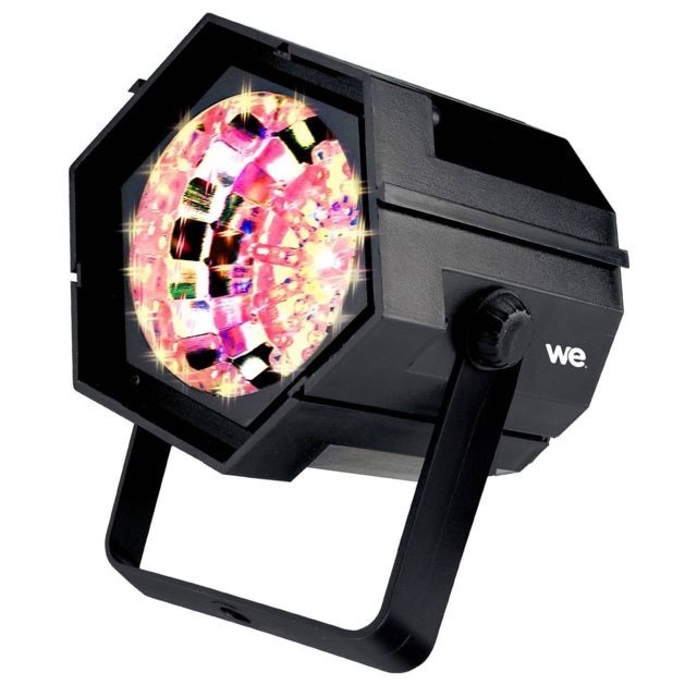 We - Nirvana - Stroboscope à LED multicolore - 47 LEDs 4 Couleurs - vitesse du flash réglable - Eclairage de soirée