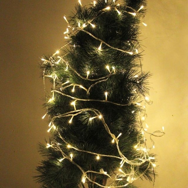 Wewoo - Guirlande pour la fête de Noël Lumière blanche chaude de décoration de chaîne de batterie de la 5m 50 LED Wewoo  - Luminaires Blanc
