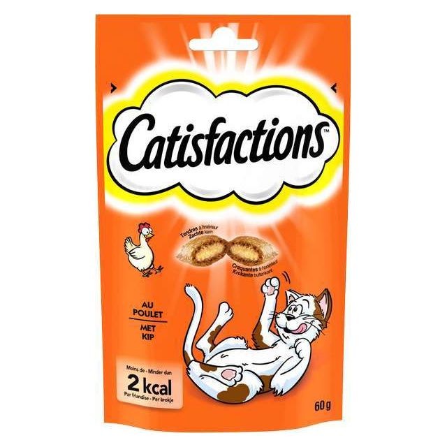 Catisfactions - Catisfactions friandises au poulet - Friandise pour chat