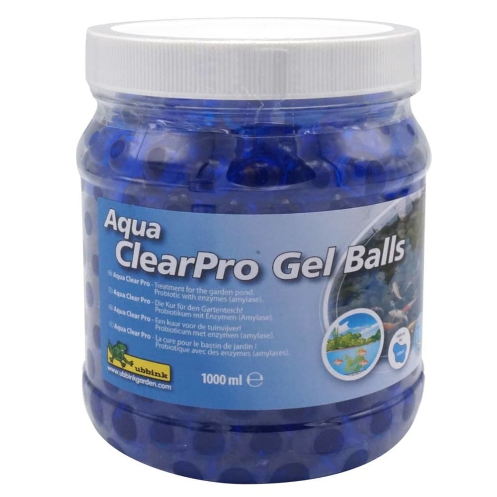 Ubbink Ubbink Boules de gel pour eau d'étang Aqua ClearPro 1000 ml