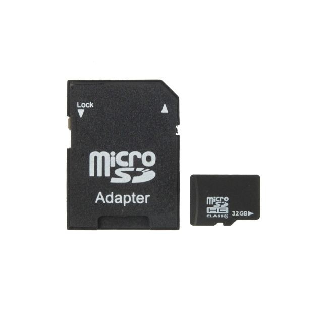 Wewoo - Carte mémoire noir Micro SD TF classe 10 haute capacité de 32 Go de Taiwan 100% réelle - Carte micro sd 32 go Carte Micro SD