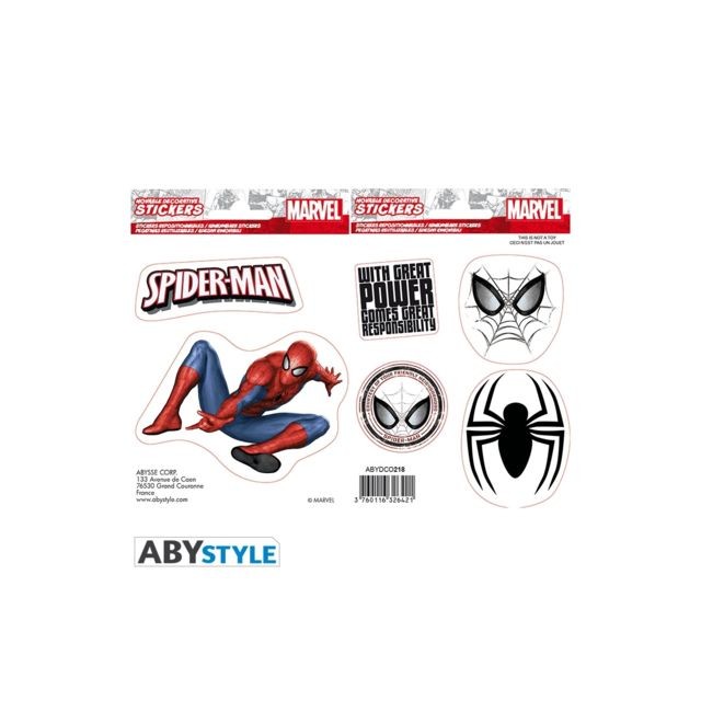 Abystyle - Marvel - Stickers Spiderman - Marvel Maison
