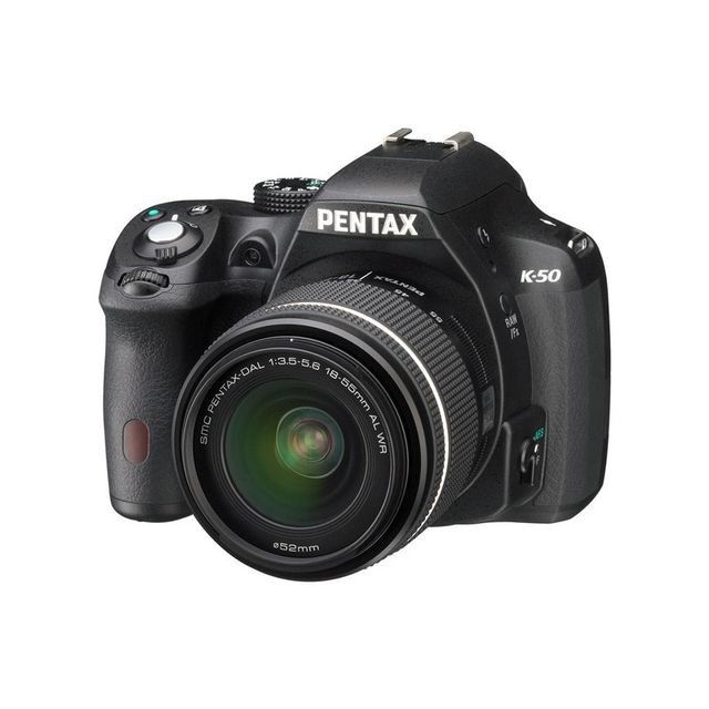 Reflex Grand Public Pentax PACK PENTAX K50 Noir + 18-55 D-AL WR