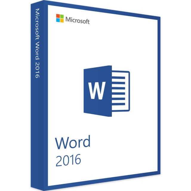 Microsoft - Microsoft Word 2016 - neuf & authentique - version complète - en téléchargement Microsoft  - Logiciels