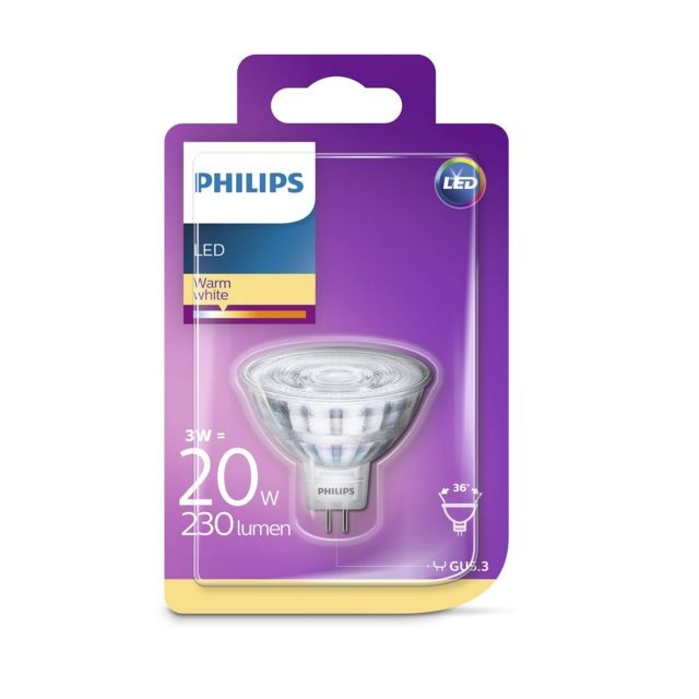 Philips - Ampoule LED Spot 3W GU5.3 Philips  - Electricité Philips