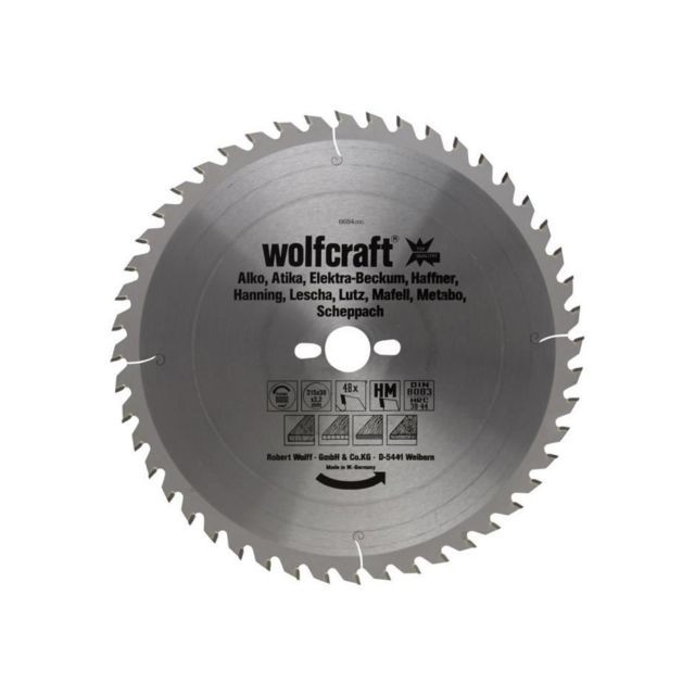 Wolfcraft - WOLFCRAFT Lame scie table CT 48 dents - Ø315x30x3.2mm Wolfcraft  - Accessoires sciage, tronçonnage Wolfcraft