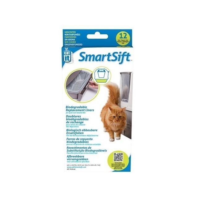 Cat It - SMARTSIFT sac biodégradable 40L + 12 sacs Cat It  - Hygiène et soin pour chien