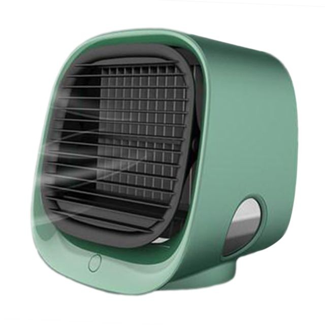 marque generique Refroidisseur D'air évaporatif Portable Ventilateur Refroidissement Climatiseur Humidificateur Vert