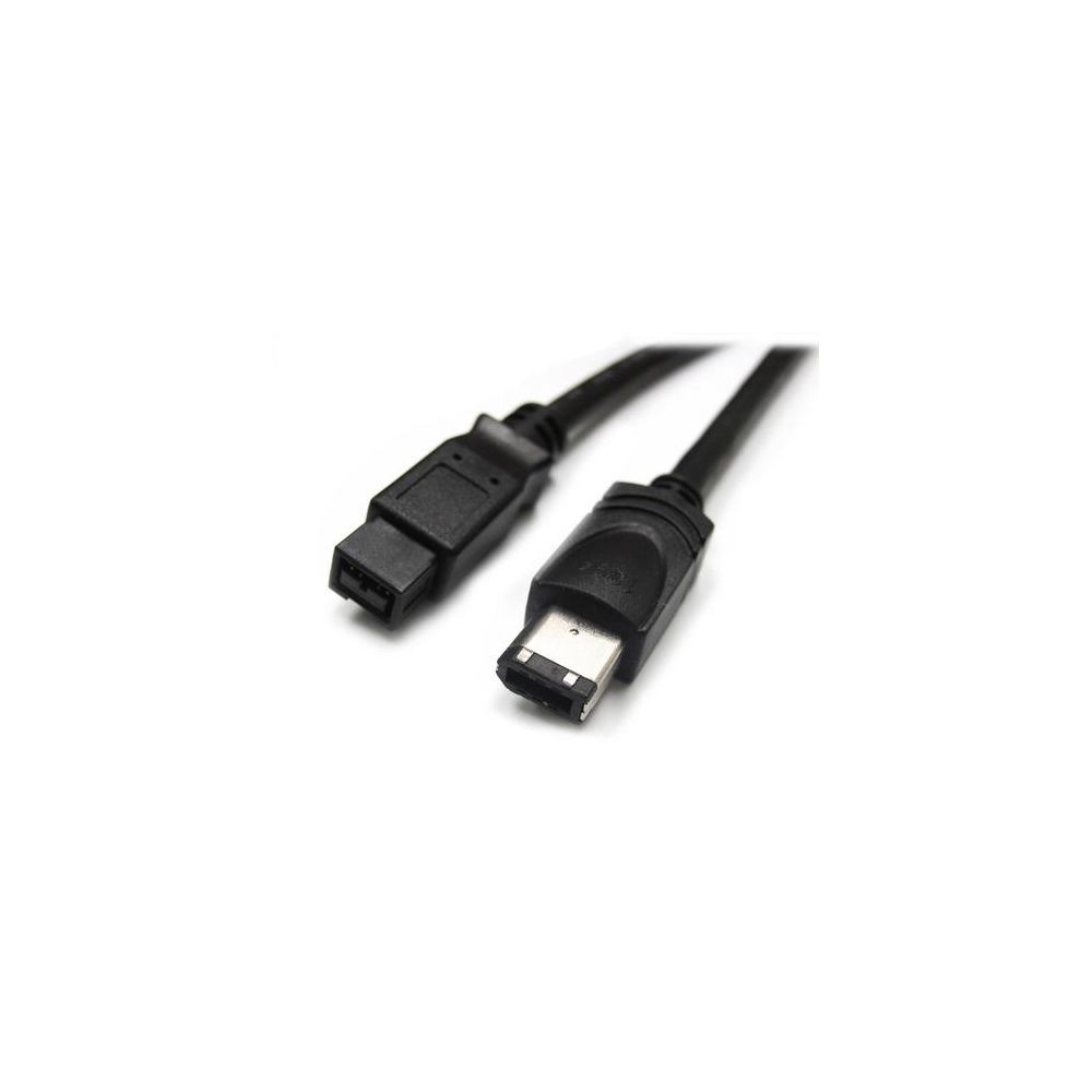 Câble Firewire Cabling CABLING  Câble FireWire  2m. De 9 Broches à 6 Broches  - IEEE1394b pour Mac et PC - 2m Câble