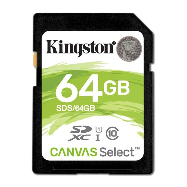 Kingston - Carte Micro SDHC 64Go - avec adaptateur SD - Carte Micro SD Kingston