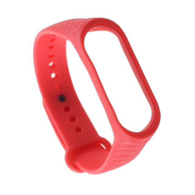 marque generique - Bracelet en silicone doux rhombus rouge pour votre Xiaomi Mi Band 3 marque generique - Autres accessoires smartphone marque generique