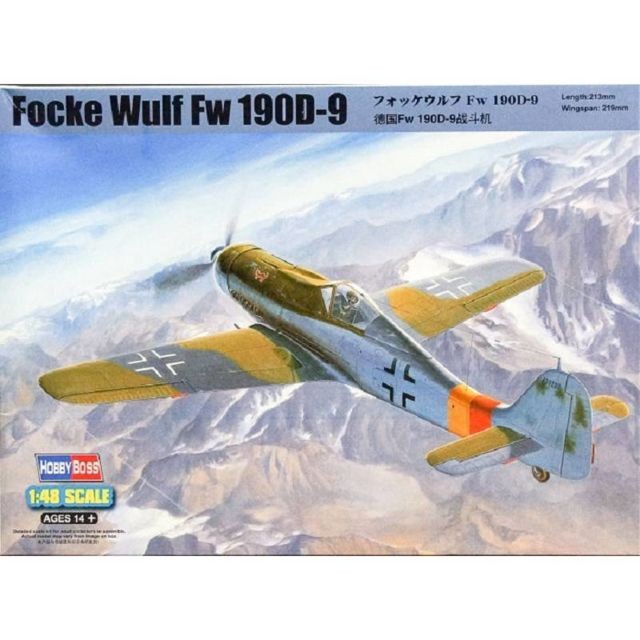 Hobby Boss - Maquette Avion Focke Wulf Fw 190d-9 Hobby Boss  - Avions Hobby Boss