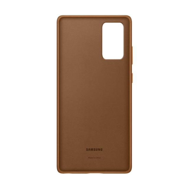 Coque, étui smartphone Coque en cuir pour Galaxy Note 20 - Marron