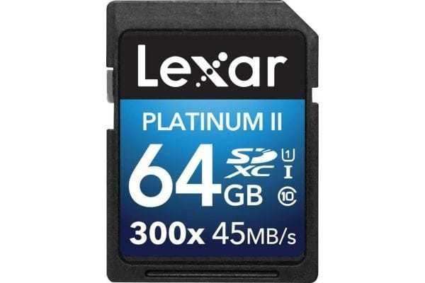 Lexar - Carte mémoire SD LEXAR Premium II SD 64Go Class 10 300X - Carte SD Lexar