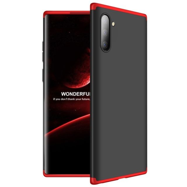 marque generique - Coque en TPU matte détachable 3 pièces noir/rouge pour votre Samsung Galaxy Note 10 5G/Note 10 marque generique  - Etui samsung galaxy note 3 noir