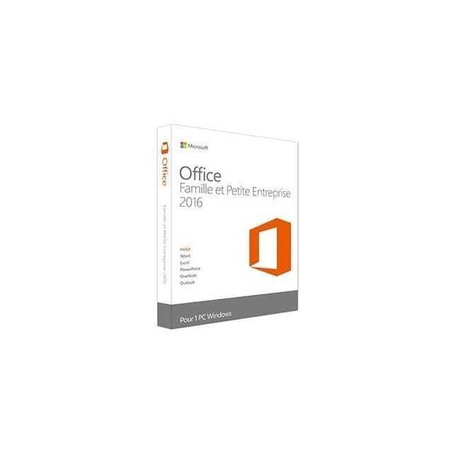 Microsoft - Microsoft Office Famille et Petite Entreprise 2016 Microsoft  - Bureautique et Utilitaires