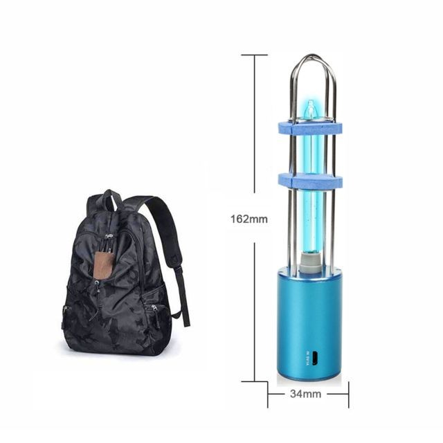 Ampoule de luminothérapie Lampe de stérilisation désinfection à l'ozone portable / UV-C bleu  PR-210
