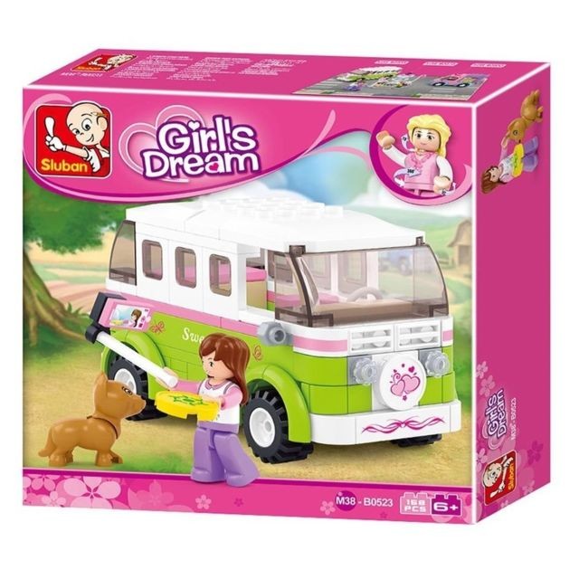marque generique - Jeu de construction Sluban Elements Girls Dream Series Camping car marque generique  - Briques et blocs