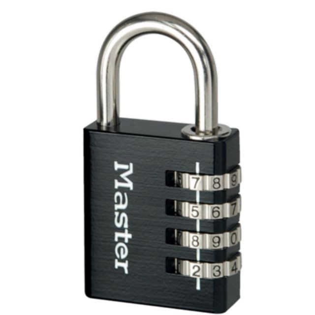 Master Lock - Cadenas à Combinaison mASTER LOCK 40mm Noir Master Lock  - Verrou, cadenas, targette Master Lock