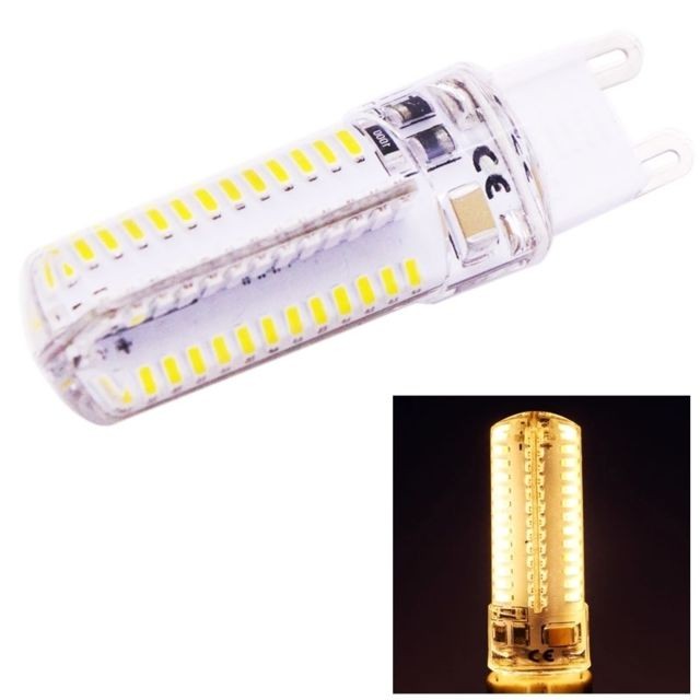 Wewoo - Ampoule G9 4W Chaud Lumière Blanche 240-260LM 104 LED SMD 3014 de maïs, AC 220V - Ampoules LED G9