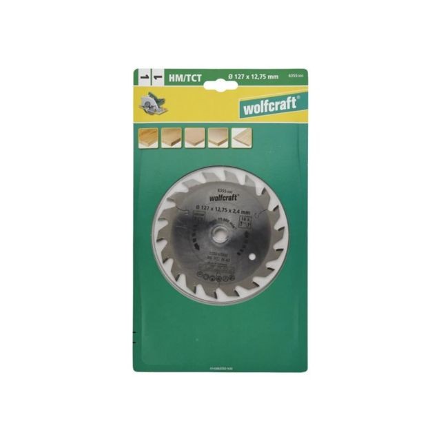 Wolfcraft - WOLFCRAFT Lame scie circulaire CT - 18 dents - Ø 127 x 12.75 mm Wolfcraft  - Scies multi-fonctions