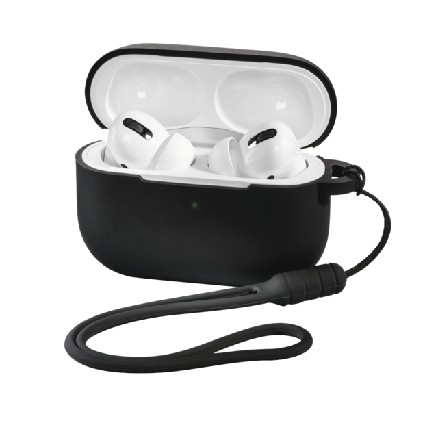 Ecouteurs intra-auriculaires AirPods Pro + Coque de protection Noir