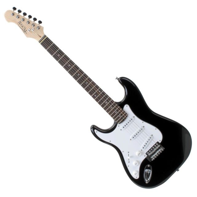 Rocktile - Rocktile Pro ST3-BK-L lefty guitare electrique black Rocktile - Bons Plans Guitares